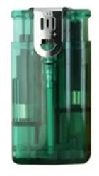  Bricheta Lux Double Flame Transparenta, Verde (DLMGG-406) Bricheta