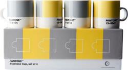 Copenhagen Design Căni pentru espresso Pantone 120 ml gri-galben 4 buc (101042021)