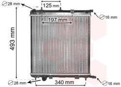 VAN WEZEL Chladič motora VAN WEZEL 09002188 (09002188)