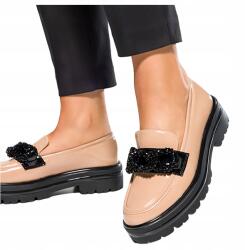 Casu Bézs Lakkozott Női Mokaszin 36-os (7090180000368)