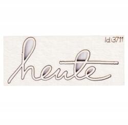 Scrapiniec Karton scrapbook felirat Heute Scrapiniec (3711)