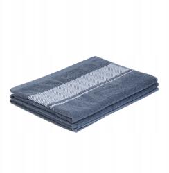 Homla Maiara pamut törölköző kék dekoratív varrással 70x130 cm Homla (231679)