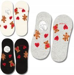 Moraj Alacsony Lábú Női Balerina Zokni Szilikon 3-Pak Moraj 38-41 (CDB200-140)