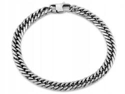 Lovrin Divatos férfi karkötő sebészeti acélból 6.6mm 20-as méret ajándékba (56748077)