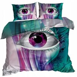  Ágyneműhuzat 3D Pamut Szatén 140x200 Szemek (0029)