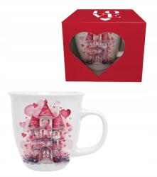 Duo Nagy Valentin-napi bögre XL 650ml palota szívekkel dobozban Anyák Napjára (5902693962021)