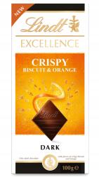 Lindt Excellence Crispy Wafer and Orange 100g (3046920024143)