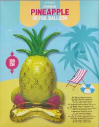 Avec Ananász 3D álló fólia lufi XXL 120cm Party Születésnapi Ajándék