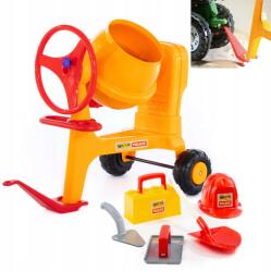 Wader-Polesie Betonkeverő Kőműves Szett Vonóhorog+sisak Ásó Wader Poles XXL (43757)