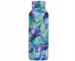 QUOKKA Solid, rozsdamentes acél kulacs termosz Kék íriszek, 510ml, 11982 (11982)