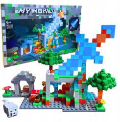 Xingbeiyi Építőkockák Erőd Csatavár Gamer Kard Építőkocka szett My World