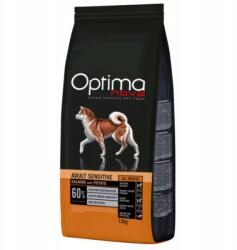 Optimanova Felnőtt Sensitive Salmon 12KG Lazac Gabonamentes Gluténmentes Kutyaeledel