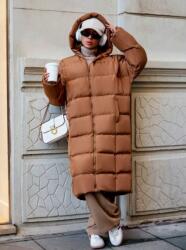 Shein Barna Steppelt Oversize Kabát (L) (612390)