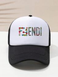 Shein Fekete-fehér Baseball Sapka (612579)