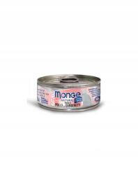Monge Natural Tonhal konzerv macskáknak csirkével és garnélarákkal 80g Monge márka (8009470007252)