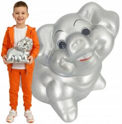  Ezüst persely esküvői ajándék Nagy XXL, nem nyitható, kerámia