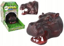 LEAN Toys Kézi Báb Víziló Állatka