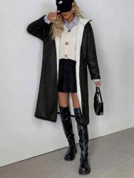 Shein Fekete Bélelt Kabát (L) (612517)