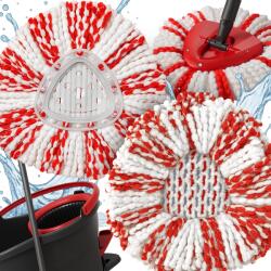 Vileda Turbo Forgófejes Felmosó Utántöltő Nedvszívó Utántöltő 2 Db-os Készlet (Wkład do mopa obrotowego Vileda turbo 6 szt)