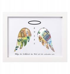  Finabol Money Gift Money A5 fa képkeret (Angyal) (B0BK8JMLW9)