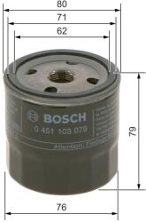 Bosch Filtru ulei BOSCH 0 451 103 204 (0 451 103 204) - fixbox