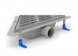 Technik Sanitary zuhany sarok folyóka, Medium ráccsal, fényes (TT-MF)