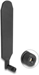 Delock 5G LTE antenna SMA-dugó 3 dBi mindenirányú, elforgatható, dönthető csatlakozással (fekete színű) (90102)