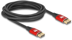 Delock DisplayPort kábel 8K 60 Hz 5 m piros fém (80607) (80607) - flylite
