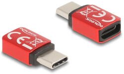 Delock USB adatblokkoló USB Type-C csatlakozó - USB Type-C aljzat 240 W (60689) (60689) - flylite