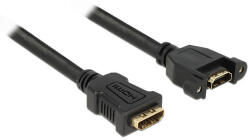 Delock kábel HDMI A anya > HDMI A anya panelrögzítés 25 cm (85100) (85100) - flylite
