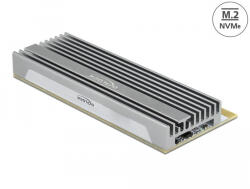 Delock PCI Express x16 (x1 / x4 / x8) kártya - 1 x NVMe M. 2 Key M LED kijelzővel (90566) (90566) - flylite