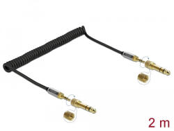 Delock Összecsavart kábelbővítmény 3, 5 mm 3 tűs Sztereo Jack apa Sztereo Jack apa csavar adapterre (85837) (85837)