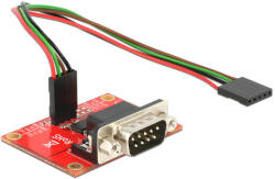 Delock adapter Raspberry Pi GPIO tűs fejléc > Soros RS-232 (65628) (65628)