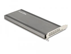 Delock PCI Expresz 4.0 x16 kártya - 4xbelső NVMe M. 2 M-kulcs hűtőbordával és ventilátorral-elágazás (90079) (90079) - flylite