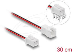 Delock Ventilátor bővítő kábel apa - anya 2 tűs 30 cm (90762)