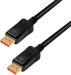 LogiLink DisplayPort kábel, DP/M-DP/M, 8K/60 Hz, erősítő, 10 m (CDV0100)