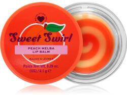 Revolution Beauty Sweet Swirl Lip Mask hidratáló ajakbalzsam árnyalat Peach Melba 8.1 g
