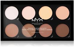 NYX Professional Makeup Highlight & Contour Pro Palette kontúr paletta, 21, 6 g