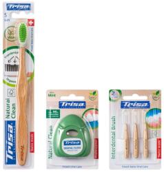 Trisa Eco Natural Clean csomag 674966+679062+686670 Többszínű (674966+679062+686670)