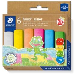 STAEDTLER Aszfaltkréta, jumbo, STAEDTLER "Noris® Junior 2365", 6 szín (TS2365C6) - primatinta