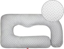 Scamp Kismama komfort párna 80 × 150 cm LittleHeartGrey