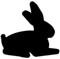  Mintalyukasztó, 25 mm, nyúl (HRPLY384) - primatinta