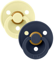 BIBS Colour 2-es szett (Luna/Tintakék) 0-6 hó