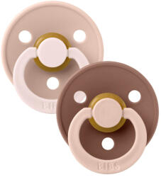 BIBS Studio Fusion Colour Púderrózsaszín mix, 0-6 hó