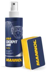 MANNOL Műszerfal ápoló szivaccsal vanília illat pumpás 250ml