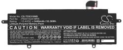 Cameron Sino Li-Polymer Akkumulátor 15, Dynabook Ps0010ua1brs Kompatibilis, Fekete