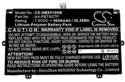 Cameron Sino Li-Polymer Akku 7.6v/5050mah, Samsung Aa-Pbtn2tp Kompatibilis