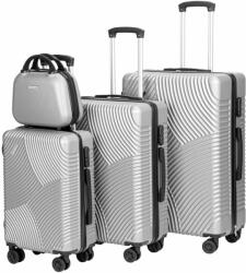  4 darabos AZORES SILVER 4 az 1-ben utazóbőrönd szett