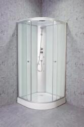 Sanotechnik Cabina de dus completa cu hidromasaj, semirotunda - TM01 (TM01)