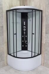 Sanotechnik Cabina de dus completa, Future Black, 90x90x215 cm (BW950)